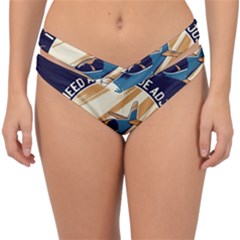 Airplane - I Need Altitude Adjustement Double Strap Halter Bikini Bottom by DinzDas