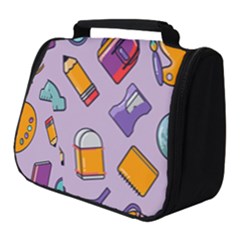 Back To School And Schools Out Kids Pattern Full Print Travel Pouch (small) by DinzDas