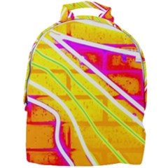 Pop Art Neon Wall Mini Full Print Backpack by essentialimage365