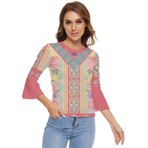  Bohemian Bell Sleeve Top by flowerland