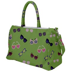 Sunglasses Funny Duffel Travel Bag by SychEva