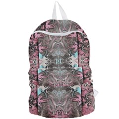 Marbling Arabesque Foldable Lightweight Backpack by kaleidomarblingart