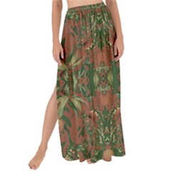 Modern Tropical Motif Print Maxi Chiffon Tie-up Sarong by dflcprintsclothing