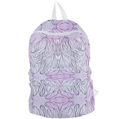 Pink Biro Repeats I Foldable Lightweight Backpack by kaleidomarblingart