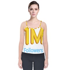 0001-3207033350 20210621 173022 ???? Velvet Spaghetti Strap Top by Kareem