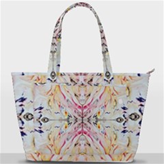 Painted Web Repeats Back Pocket Shoulder Bag  by kaleidomarblingart