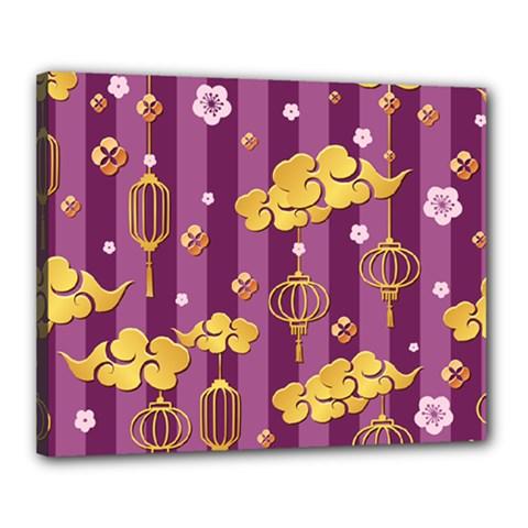 Aesthtic Pink Love Canvas 20  X 16  (stretched) by designsbymallika