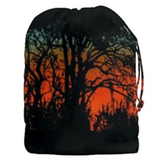 Sunset Colorful Nature Scene Drawstring Pouch (3xl) by dflcprintsclothing