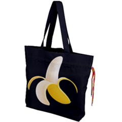 Banana Drawstring Tote Bag by snackkingdom