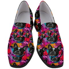 Doggy Women s Chunky Heel Loafers by Sparkle
