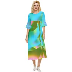 Annabellerockz- Double Cuff Midi Dress by annabellerockzfashion
