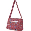50s Small Print Front Pocket Crossbody Bag View2