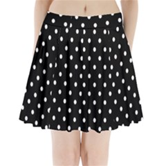 1950 Black White Dots Pleated Mini Skirt by SomethingForEveryone