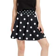 1950 Black White Dots Waistband Skirt by SomethingForEveryone
