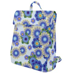 Flower Bomb 7 Flap Top Backpack by PatternFactory