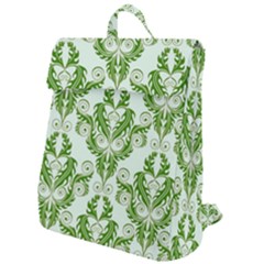 Great Vintage Pattern E Flap Top Backpack by PatternFactory