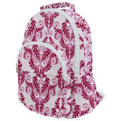Great Vintage Pattern C Rounded Multi Pocket Backpack by PatternFactory