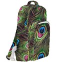 Peacock-feathers-plumage-pattern Double Compartment Backpack View2