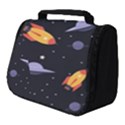 Cosmos Rockets Spaceships Ufos Full Print Travel Pouch (Small) View1