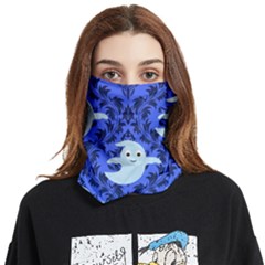 Ghost Pattern Face Covering Bandana (two Sides) by NerdySparkleGoth