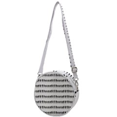 Athletic Running Graphic Silhouette Pattern Crossbody Circle Bag by dflcprintsclothing