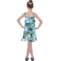 Folk flowers pattern Floral surface Kids  Overall Dress View2