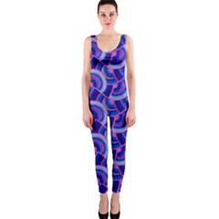 Digital Waves One Piece Catsuit by Sparkle