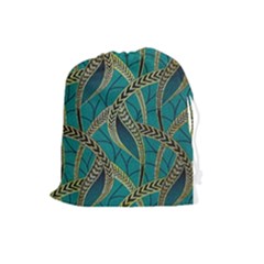 Digital Springs Drawstring Pouch (large) by Sparkle