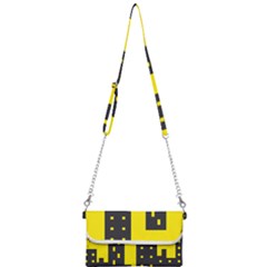 Skyline-city-building-sunset Mini Crossbody Handbag by Sudhe