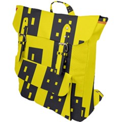 Skyline-city-building-sunset Buckle Up Backpack by Sudhe