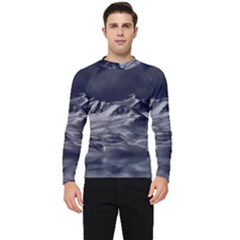 Mountain-snow-night-cold-winter Men s Long Sleeve Rash Guard by Sudhe