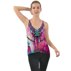 Owl Dreamcatcher Chiffon Cami by Sudhe