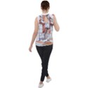 Rag-flats-onion-flats-llc-architecture-drawing Graffiti-architecture Mock Neck Chiffon Sleeveless Top View2