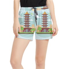 China-landmark-landscape-chinese Runner Shorts by Sudhe