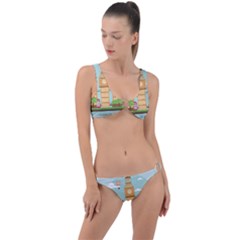 London-watch-landmark-england Ring Detail Crop Bikini Set by Sudhe