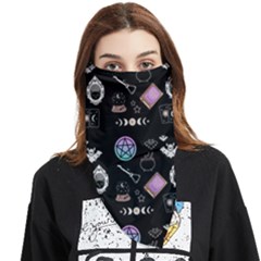Pastel Goth Witch Face Covering Bandana (triangle) by NerdySparkleGoth