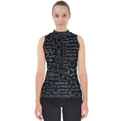 Medical Biology Detail Medicine Psychedelic Science Abstract Abstraction Chemistry Genetics Mock Neck Shell Top by Sudhe