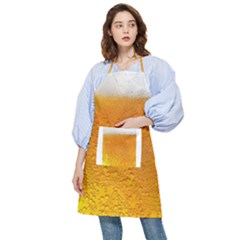 Beer Bubbles Pattern Pocket Apron by Sudhe