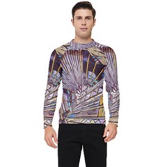 Abstract-drawing-design-modern Men s Long Sleeve Rash Guard by Sudhe