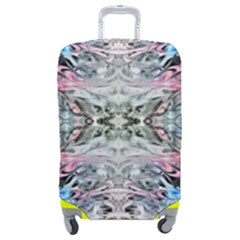 Abstract Waves Iv Luggage Cover (medium) by kaleidomarblingart