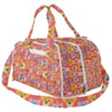 Cute Faces Of Dogs And Cats With Glasses Burner Gym Duffel Bag View2