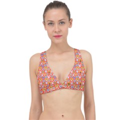Cute Faces Of Dogs And Cats With Glasses Classic Banded Bikini Top by SychEva