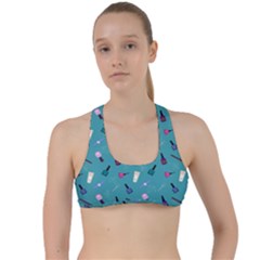 Manicure Supplies  Nail Polish Criss Cross Racerback Sports Bra by SychEva