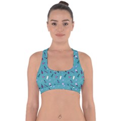 Manicure Supplies  Nail Polish Cross Back Hipster Bikini Top  by SychEva