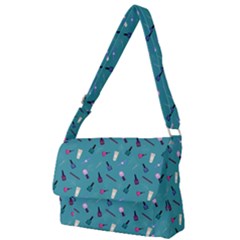 Manicure Supplies  Nail Polish Full Print Messenger Bag (l) by SychEva