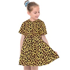 Fur-leopard 2 Kids  Sailor Dress by skindeep