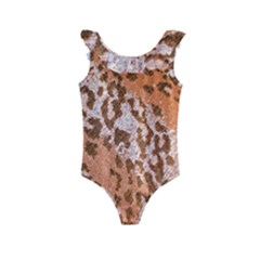 Leopard-knitted Kids  Frill Swimsuit by skindeep