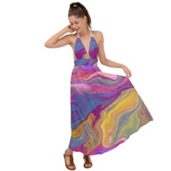 Flow Backless Maxi Beach Dress by kiernankallan