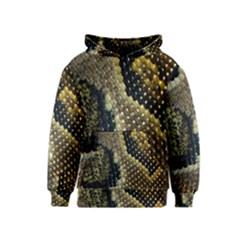 Leatherette Snake 2 Kids  Pullover Hoodie by skindeep