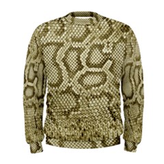 Leatherette Snake 4 Men s Sweatshirt by skindeep